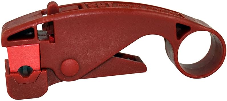 Cablematic SDT 596-250 Single Drop Cable Stripping Tool for Professional Technicians, Electricians, and Installers, Easily Portable Tool, 1.6 Ounces