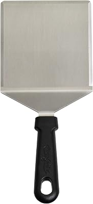 Char-Griller 8879 Flat Iron Griddle Heavy Duty Spatula Outdoor Kitchen Accessory
