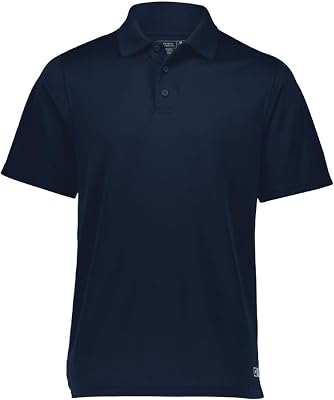 Russell Athletic Mens Mens Dri-Power Performance Polo - Premium Dri-fit Shirt for Men, Perfect for Golf, Tennis, and Athletic Activities