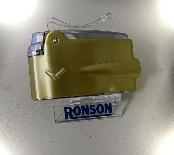 Ronson Premier varaflame Satin Gold Gas Lighter