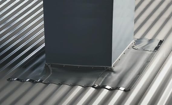 DEKSTRIP Flexible Pipe Flashing:(DS10-235) 9" x 32 Feet Roll Flash Gray EPDM Flexible Pipe Flash Dekstrip(one-Size-fits-All) Roof Jack Pipe Boot onsite Adjustable,attaches Easily with roof Screws