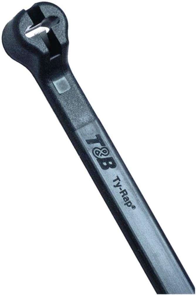 Thomas & Betts MS3367-2-0 Black Ultraviolet Resistant 14 Cable Tie TY28MX 1000 Per Bag