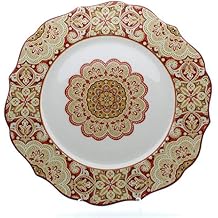 222 Fifth Lyria Saffron Round Dinner Plate - 1 Replacement Plate