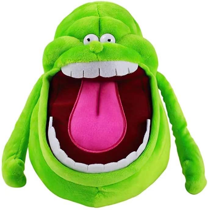 JINGROU Ghostbusters Slimer Plush Toys Anime Cartoon Movie Stuffed Dolls ToysGreen-21CM