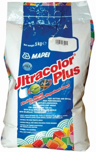 Mapei Ultracolor Plus Grout 100 White 5kg | MAPULTGRO1005PL