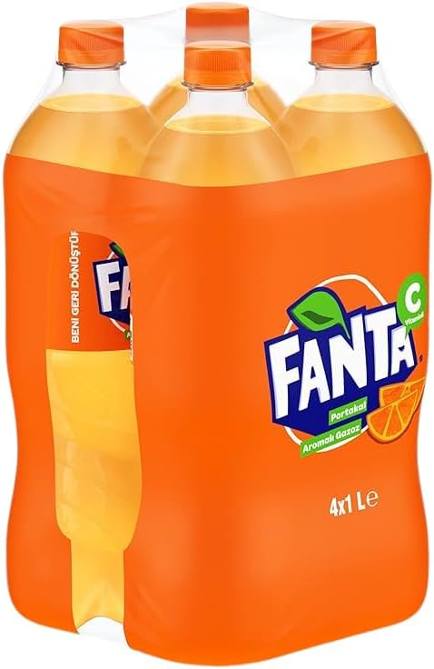 Fanta Portakal Aromalı Pet 4x1 L