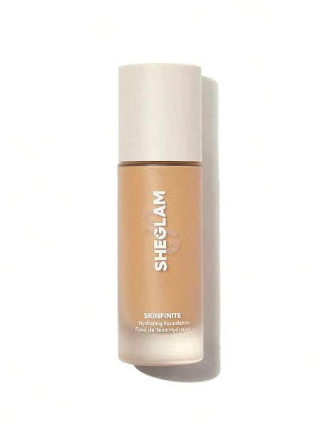SHEGLAM Skinfinite Moisturising Foundation Flawless Dewy Coverage Invisible Pores Light Natural Non-Oily Soft Liquid Foundation Honey