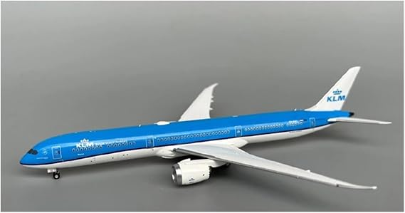 Scale Aircraft 1/400 for Dutch KLM B787-10 Aircraft Model PH-BKL Alloy Collection Model Simulated Scale Aircraft Souvenirs Suitable for Display