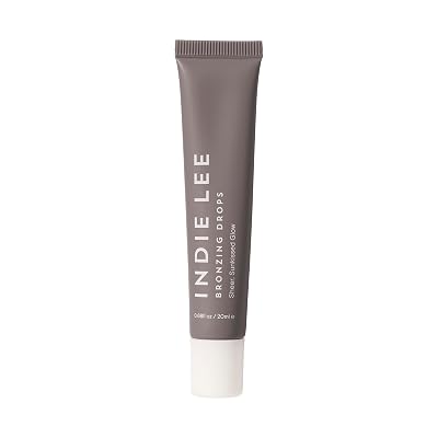 Indie Lee Bronzing Drops for Face & Body - Hydrating Face Makeup for a Sheer Glow - Liquid Bronzer & Highlighter with Niacinamide & Squalane - Universal Shade for All Skin Tones 0.67 Fl oz