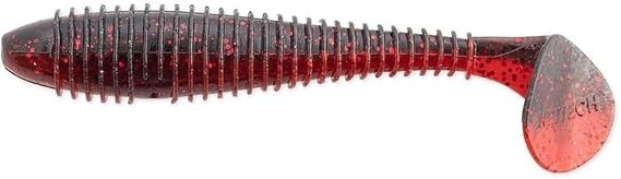 Keitech FS38411 Fat Swing Impact Black Cherry, 3.8"
