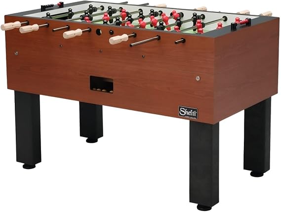 Pro Foos III Commercial Tournament Quality Heavy Duty Foosball Table - Adult Size Soccer - Perfect for Arcades, Game Rooms, Man Caves, Basements (Made in The USA)