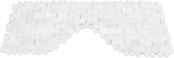 Quartz Sleep Mask White Jade Stones Anti Wrinkle Massage Eye Mask