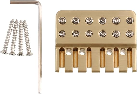 6 String Headless Guitar Brass Locking Nut, String Lock
