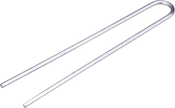Raindrip R396CB 1/4-Inch Tubing Hold-Down Stake, 3-1/2-Inch Long, Metal, for Drip Irrigation Supply Tubing, Dripline, and Drip Systems, 20-Pack, Galvanized Steel