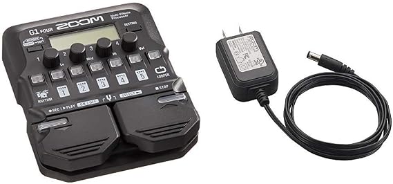 Set PurchaseZOOM Multi-Effect Processor G1 FOUR + Zoom AC Adapter DC9V Output AD-16