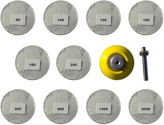 TROY 25930 Abrasive Velcro Sanding Set, 101 Pieces