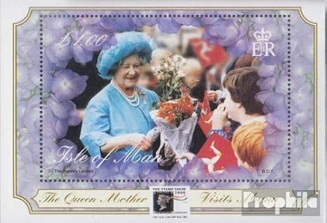 United Kingdom - Isle of Man Block39I (Complete.Issue.) unmounted Mint/Never hinged ** MNH 2000 Queen - Exhibition London (Stamps for Collectors) British Royal Family (Diana, Charles, Elisabeth ..)