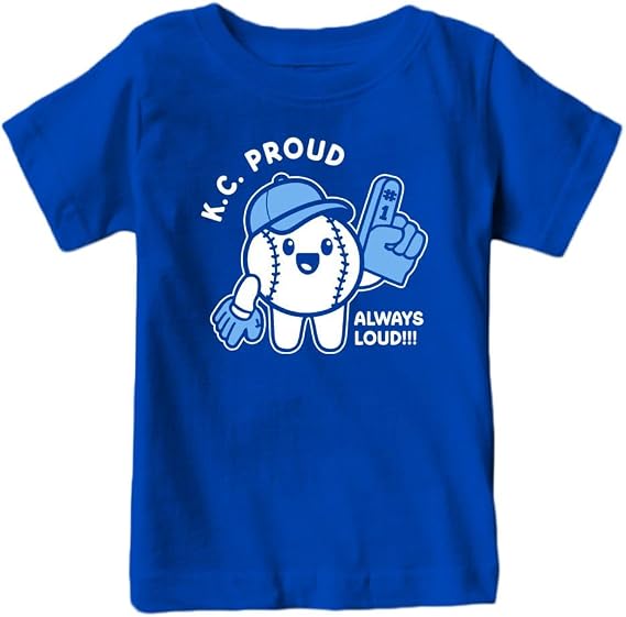 Hometown Proud, Always Loud Kid's T-Shirt for Baseball Fans