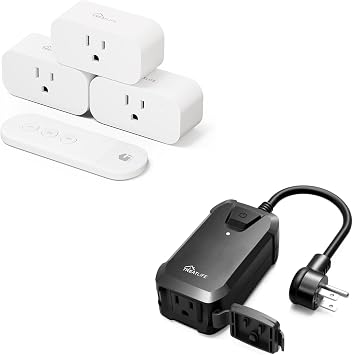 TREATLIFE Wireless Remote Control Outlet + Smart Dimmer Plug Bundles