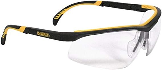 DEWALT DPG55-11D Clear Lens Anti-Fog Safety Glasses, Adjustable Fit