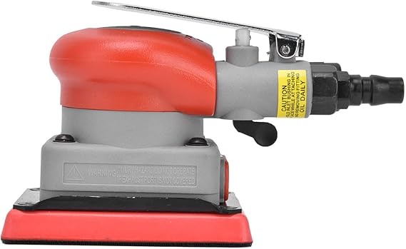 Pneumatic Sander, Straight Line Air Sander, Alloy Steel Air Sanding Machine Sandpaper Machines, 10,000RPM Speed, 0.6-0.8Mpa Working Pressure, for Car Metal Wood