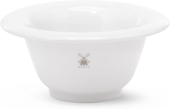 MUHLE White Porcelain Platinum Rim Shaving Dish