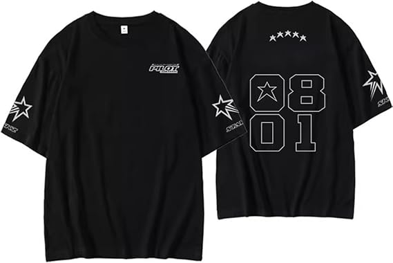 Skz 5 Star Album Merch Shirt Felix Jisung Hyunjin Minho Bangchan Changbin Concerts Tee Rockstar 8th Tops
