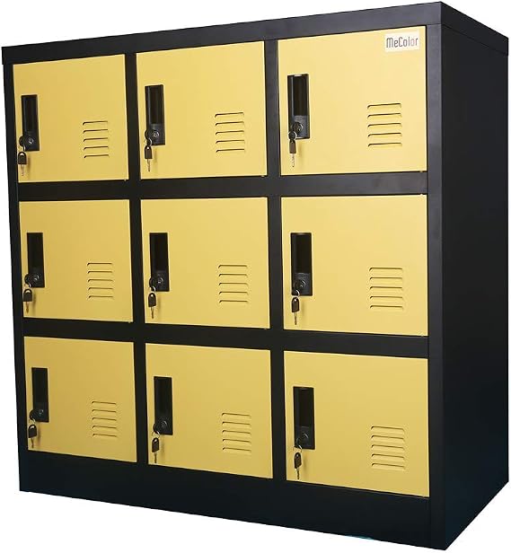 MECOLOR Metal Tool Cabinet Office or Workshop Heavy Duty Storage Locker Cabinet