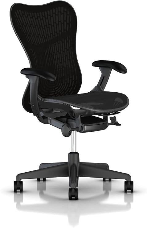 OFFICE LOGIX SHOP Hman Mill Mirra 2 Chair - Tilt Limiter and Seat Angle, Butterfly Back (Rnwd)