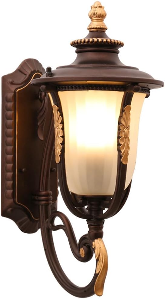 Outdoor Wall Lantern Large Outside Farmhouse Wall Sconce Light Fixture, Industrial Waterproof Wall Mount Light, Modern Porch Lighting Exterior Wall Lamp for House Garage