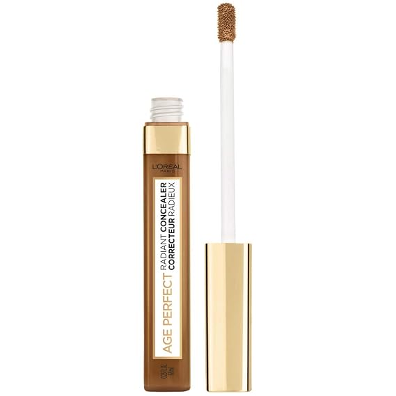 LOreal Paris Age Perfect Radiant Concealer with Hydrating Serum and Glycerin, Almond