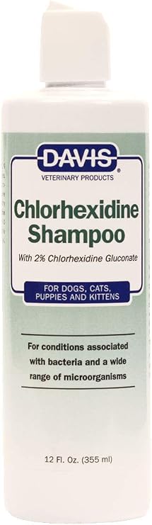 Davis Chlorhexidine Pet Shampoo, 12 oz