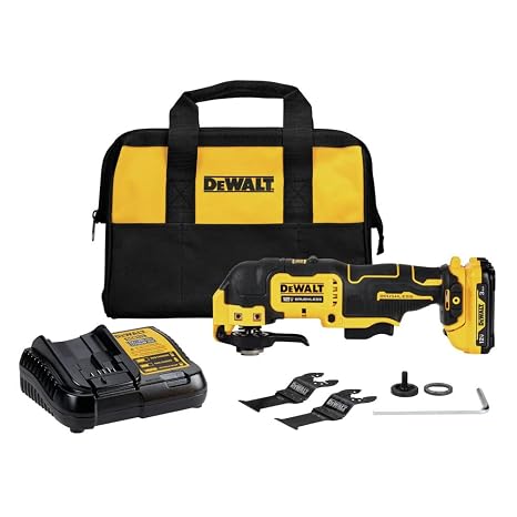 Cordless OSCILLATING Tool KIT, 12V, Cordless, 3.2 Degrees Oscillation Angle, 12V MAX Series