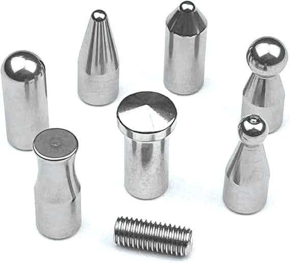 Paintless Dent Removal Tools Car Body Dent Repair Kits Stainless Steel Knockdown Pen Tips Knock-Down Heads Tips
