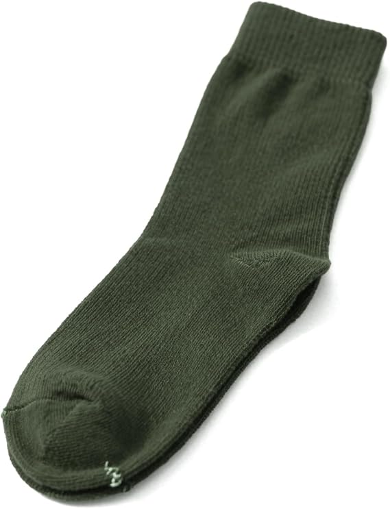 FULLLIGHT TECH Solid-color socks (Green)