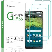 (3 Pack) Compatible for Nokia C110 Screen Protector Tempered Glass,Touch Sensitive,Case Friendly, 9H Hardness