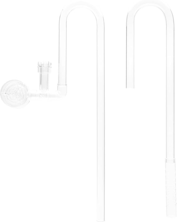 Aquario Neo Flow Premium - Freshwater Aquarium Lily Pipes Kit for Planted Aquarium Canister Filters, Cuttable, 360 Adjustable Flow, Non-Suction Cup Mount - Medium, 13mm OD for/fits 1/2"(12/16) Tubing