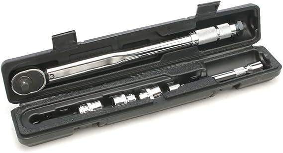 Preset Adjustable Car Tire Torque Wrench Ratchet Socket Wrench Set 1/2"" Head Size CR-V Material 28-210Nm