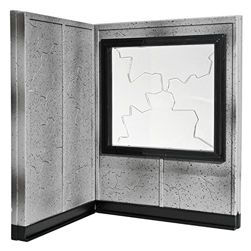 Breakable Window and Wall Playset for Wrestling Action Figures