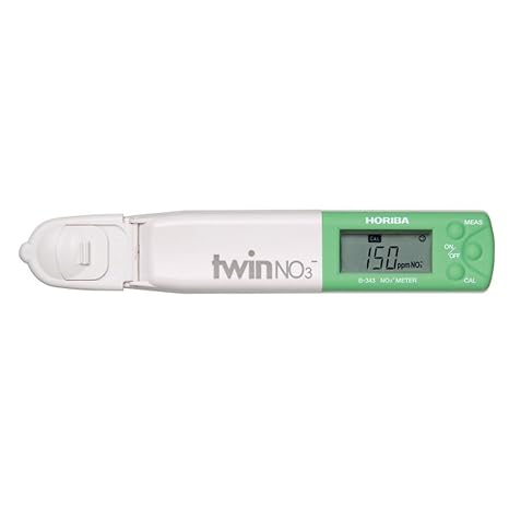 HORIBA LAQUAtwin NO3-11 Compact Nitrate Ion Meter for Water, Viscous Liquids, Solids, Powder Samples