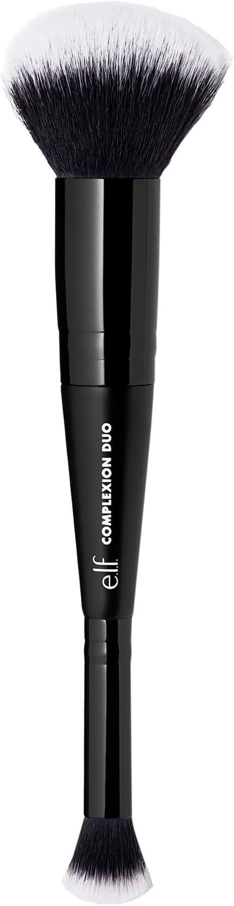 e.l.f. Concealer & Foundation Complexion Duo Brush, 2-in-1 Makeup Brush For Concealer & Liquid & Powder Foundation, Made With Synthetic Bristles