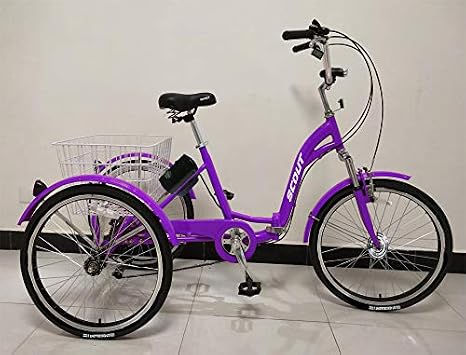 SCOUT Electric tricycle, 24" wheels, folding frame, 6-speed, 14Ah, 250w motor, LCD screen