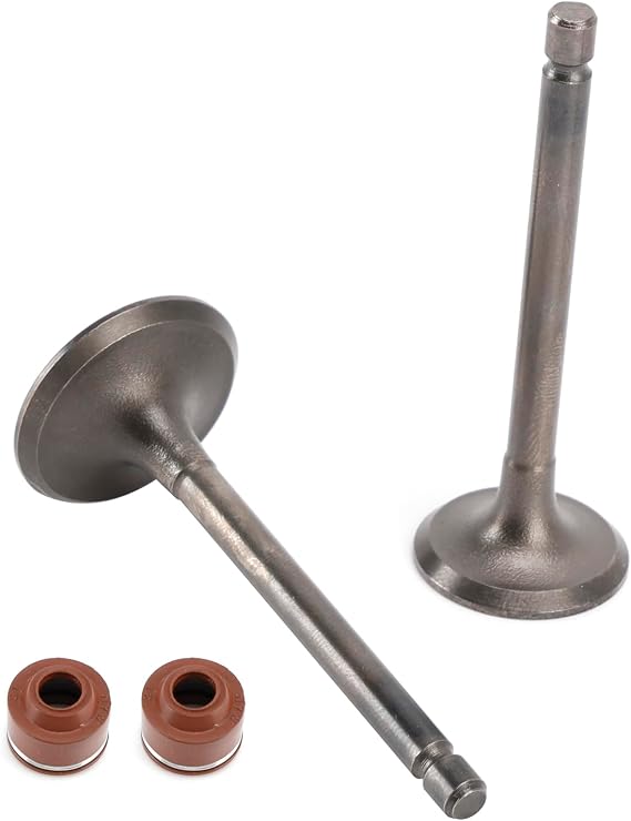 Cylinder Head Intake & Exhaust Valve Kit Fit For Yamaha YBR 125 TT-R 125 XT 125 YFA1 YFM 125# 5VL-E2111-00-00, 5VLE21110000,5HH-E2121-00-00,5HHE21210000