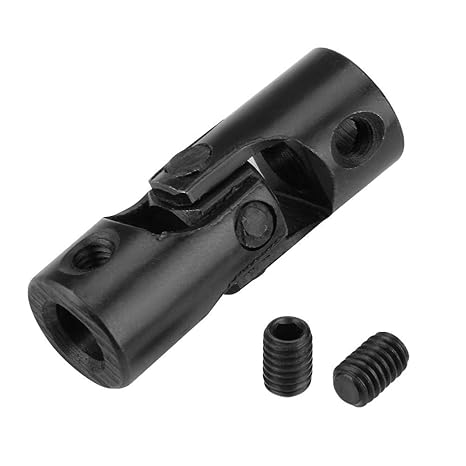 Universal Coupling, Universal Joint Shaft Coupling Motor Connector DIY Steering Universal U Joint 6*12*34mm
