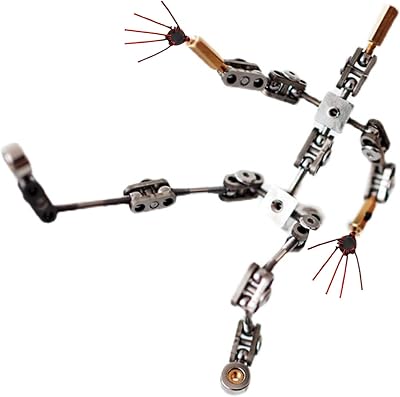 Metal Puppet Figure Skeletons,DIY Stop Motion Armature Kits, for Character Design CreationReady Studio Armature Kits for Stop Motion Animation