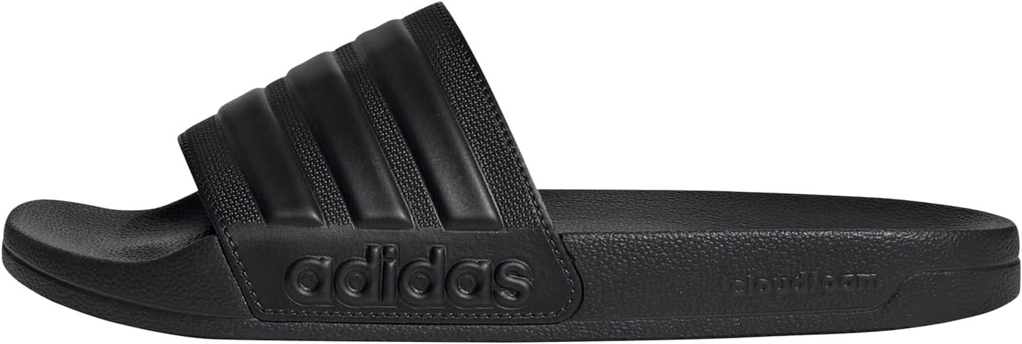 adidas Unisex Adilette Shower Slides, Core Black/Core Black/Core Black, 8 UK