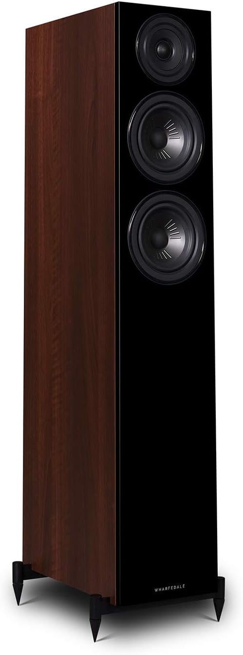 Wharfedale Diamond 12.4 passive Boden Lautsprecher, Walnuss