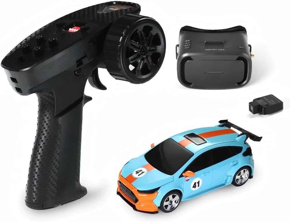 MG044 Mini Drift RC Car with Camera Gyro, 1/43 Scale Full Proportional 2.4G RC Electric 4WD Racing Drift Vehicle Gift for Adult - RTR & FPV Combo Version