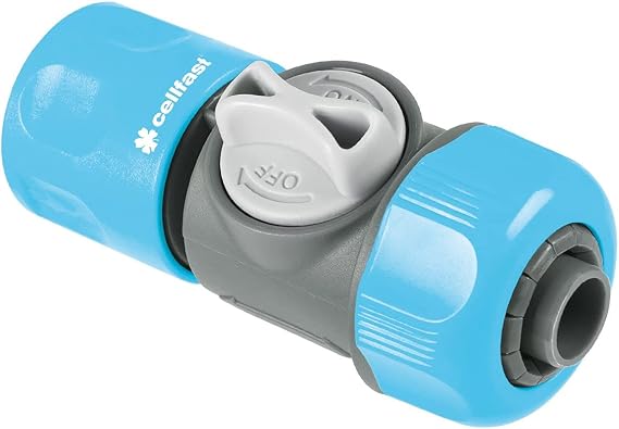 Cellfast - Quick coupling with cellPRO valve 3/4 inch easy to adjust ergonomic design PC/ABS plastic high quality 52-331 blue