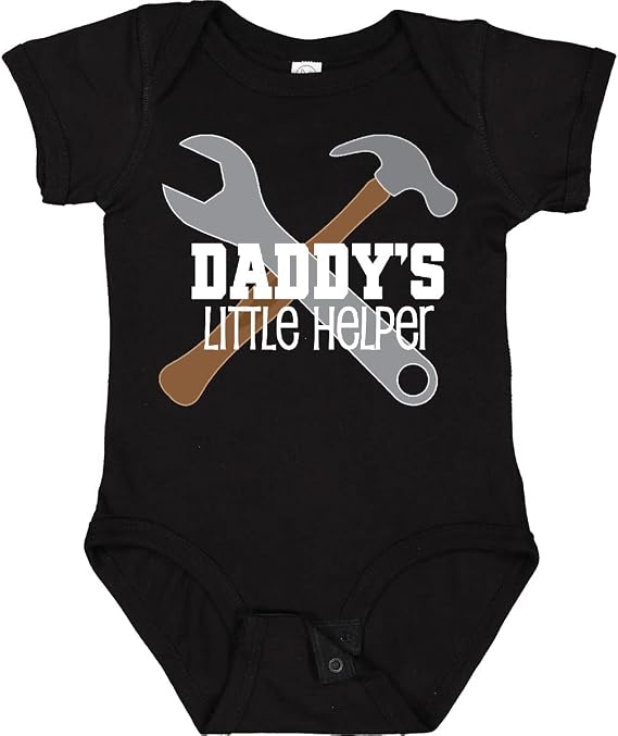 inktastic Daddy's Little Helper Tool Set Baby Bodysuit
